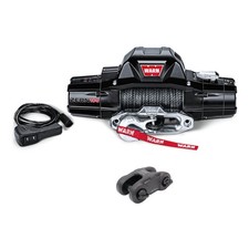 Warn Zeon 10-s 12v Winch 100ft Of 38in Synthetic Rope Wired Remote W Hyperlink