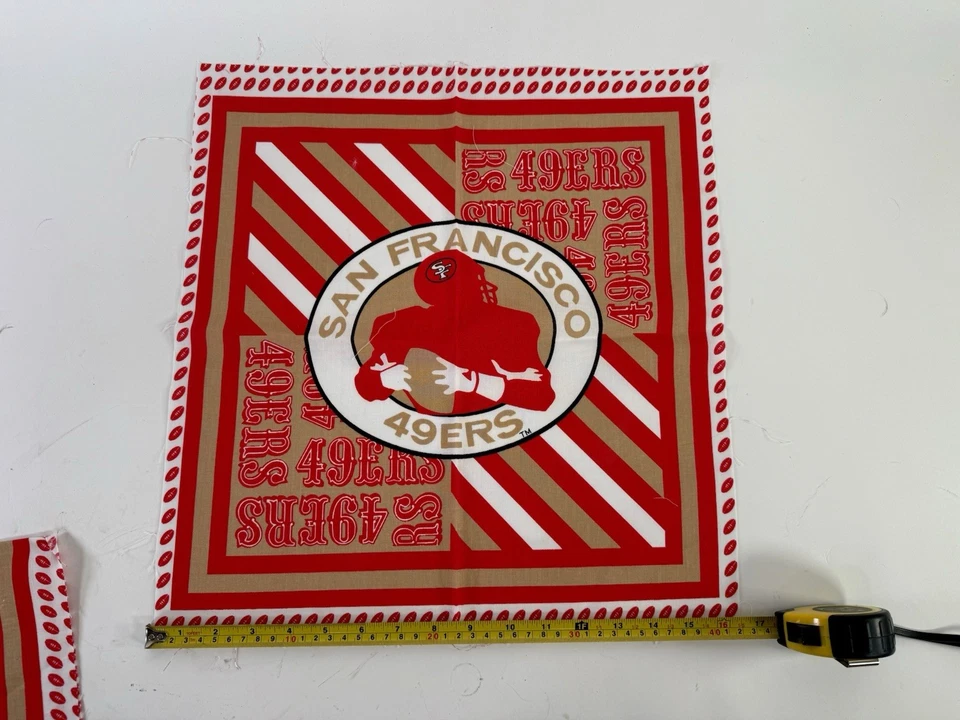 Vintage 1994 49ers Logo Fabric - Image 2 of 3