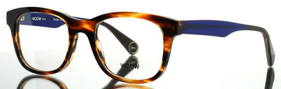 WOOW Mad Men 1 8499 Brown Eggplant Mens Square Full Rim Eyeglasses 52-19-146