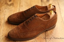 Scarpe Oxford Brogue Church's in camoscio marrone UK 10 G US 11 EU 44
