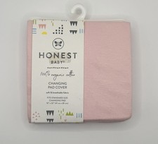 Honest Baby Organic Cotton Solid Light Pink Changing Pad Cover BRAND NEW