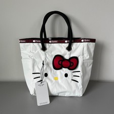 Lesportsac Medium Hello Kitty White Two-Way Tote NWT