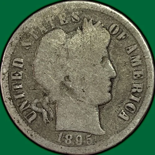 1895-O Barber Dime Good G Coin #36602