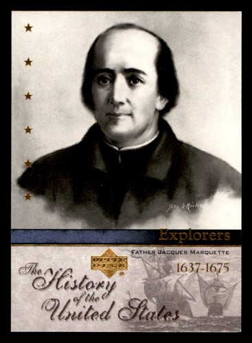2004 Upper Deck History of the United States #EX22 Father Jacques ...