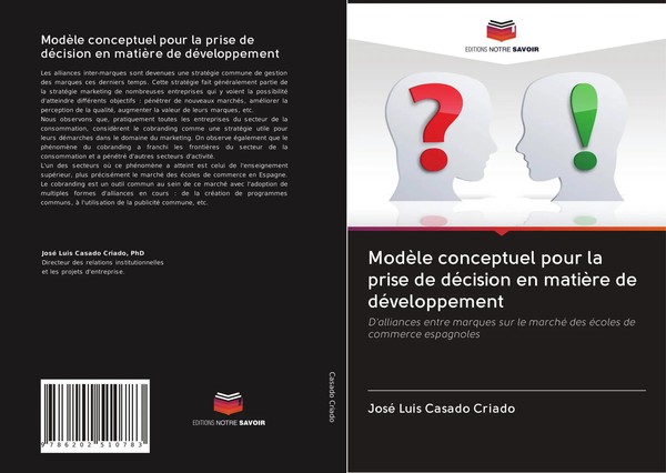 ModèLe Conceptuel Pour La Prise De DéCision En MatièRe De DéVeloppement Criado-image