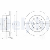 2X Bremsscheibe Delphi BG4017 FüR Cerato KIA LD 1 Crdi