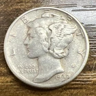 1942 MERCURY SILVER DIME ACTUAL COIN Get More Today & Save Shop Here Buy Here