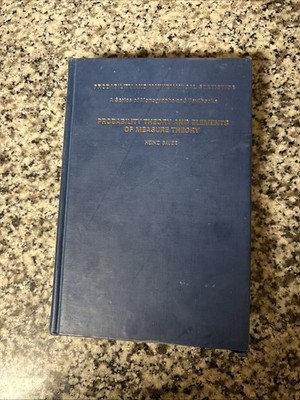 PROBABILITY THEORY AND ELEMENTS OF MEASURE THEORY By Heinz Bauer - 2nd Edition