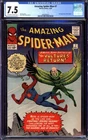 AMAZING SPIDER-MAN #7 CGC 7.5 OW/WH PAGES // 2ND APPEARANCE VULTURE 1963