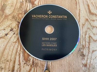 Press DVD  VACHERON CONSTANTIN SIHH 2007 - Metiers d'Art Les Masques - Patrimony