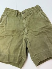 Vintage Boy Scouts of America BSA Uniform Shorts Olive Green Cotton 70's 80's