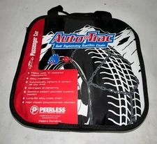 Peerless Auto Trac Self Tightening Traction Tire Chains for Passenger Cars