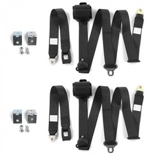 Jp Jpster 1966 - 1973 Standard 3pt Bk Seat Kit Wbrackets-2 Belts Jp Jpster 1966 - 1973 Standard 3pt Bk Seat Kit Wbrackets-2 Belts