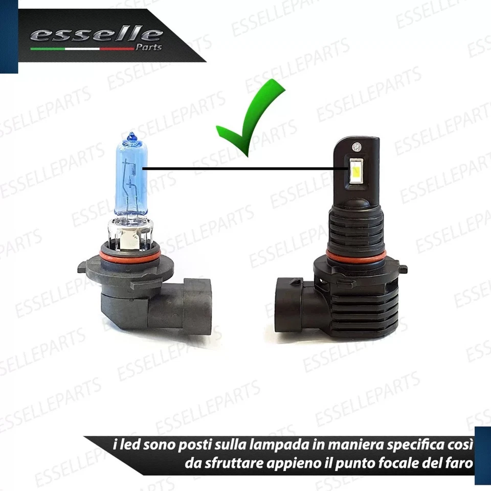 KIT FULL LED HB3 3000 LUMEN ABBAGLIANTI PER SUZUKI GSX 1300 1999-2006 R HAYABUSA - Immagine 3 di 4