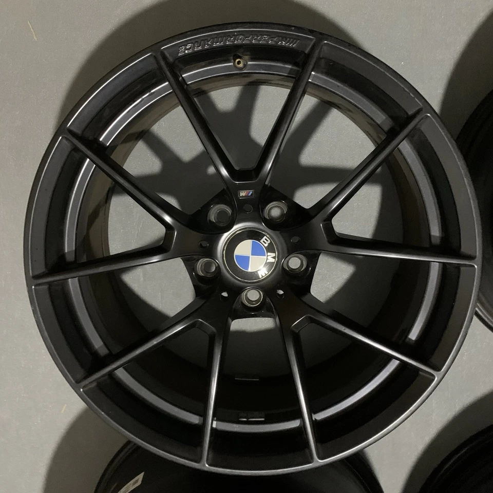Set of 4 OEM Genuine BMW M4CS M3CS M4 M3 19'' 20” 763M F80 F82 F83 Wheels Rims - Image 3 of 4