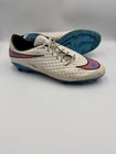 Nike Hypervenom Phantom 1 White Football Soccer Cleats Boots US11.5 UK10.5