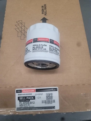 New Case of 12 Motorcraft FL910S Oil Filters FL910SB12 BULK OEM FAST SHIPPING
