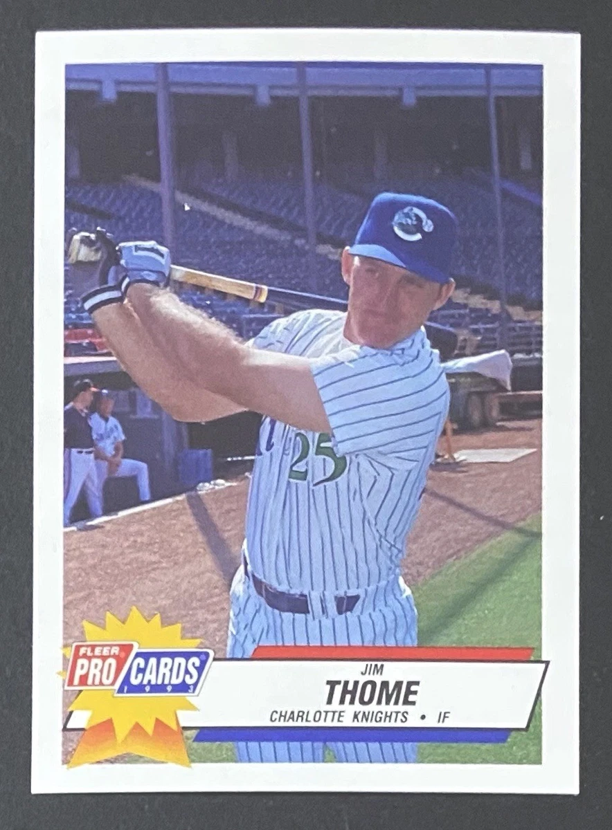 Fleer Jim Thome Baseball Cleveland Guardians Original Sports