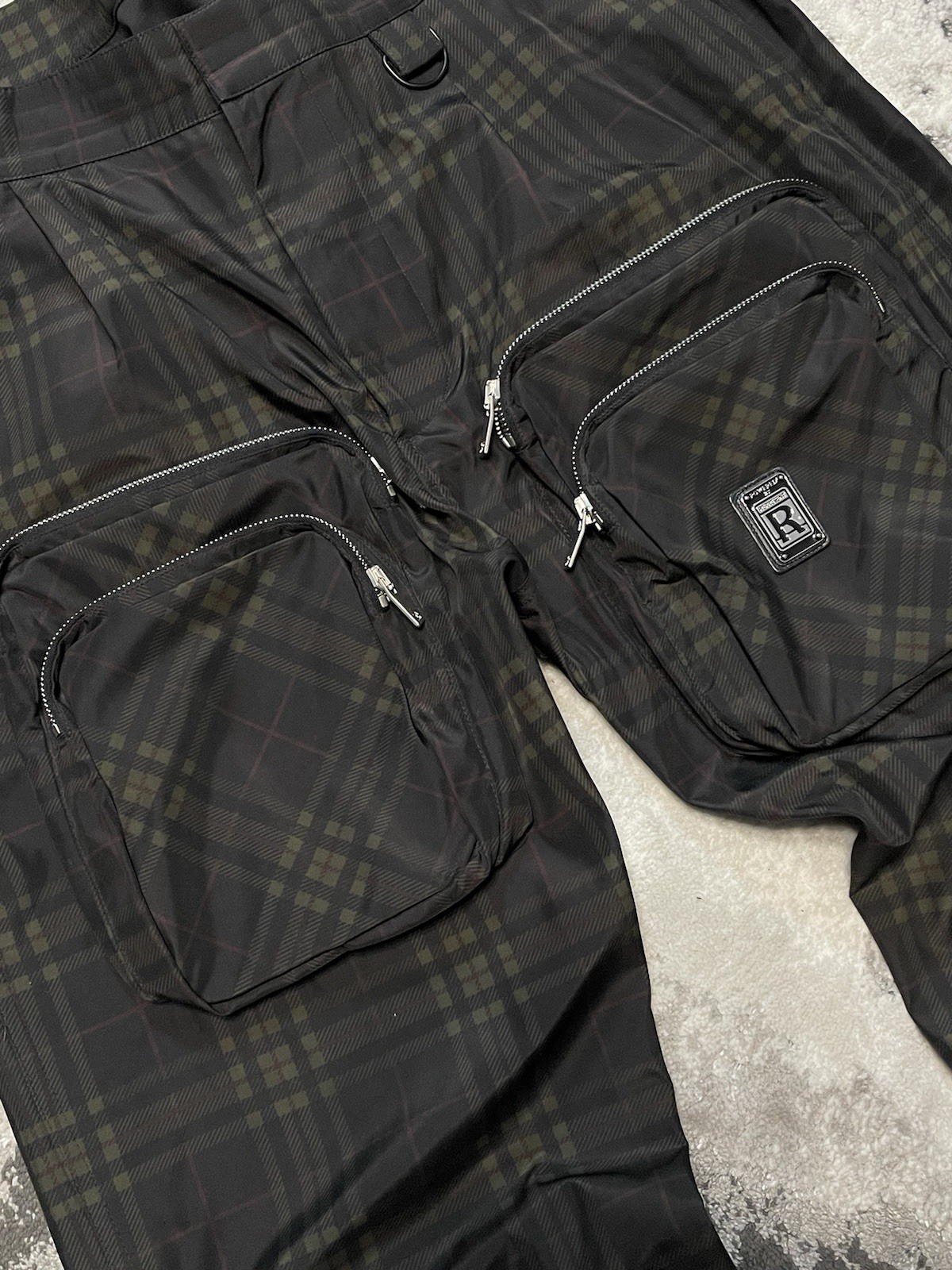 Crazy FW19 Represent Cargo Multipocket Tartan Che… - image 6