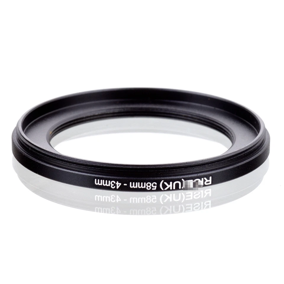 for RISE (UK) 58-43MM 58MM-43MM 58 to 43 Step Down Ring Filter Adapter - Image 3 of 3