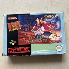 Jeu Super Nintendo - Disney&rsquo;s Aladdin - Snes Nes Complet En Bo&icirc;te - FRA