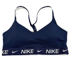 Nike Indy Light Support Sports Bra - Midnight Navy Women s Size UK 8 XS