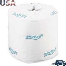 Septic Safe Toilet Paper 2-Ply Individually Wrapped 400 Sheets 24 Rolls New
