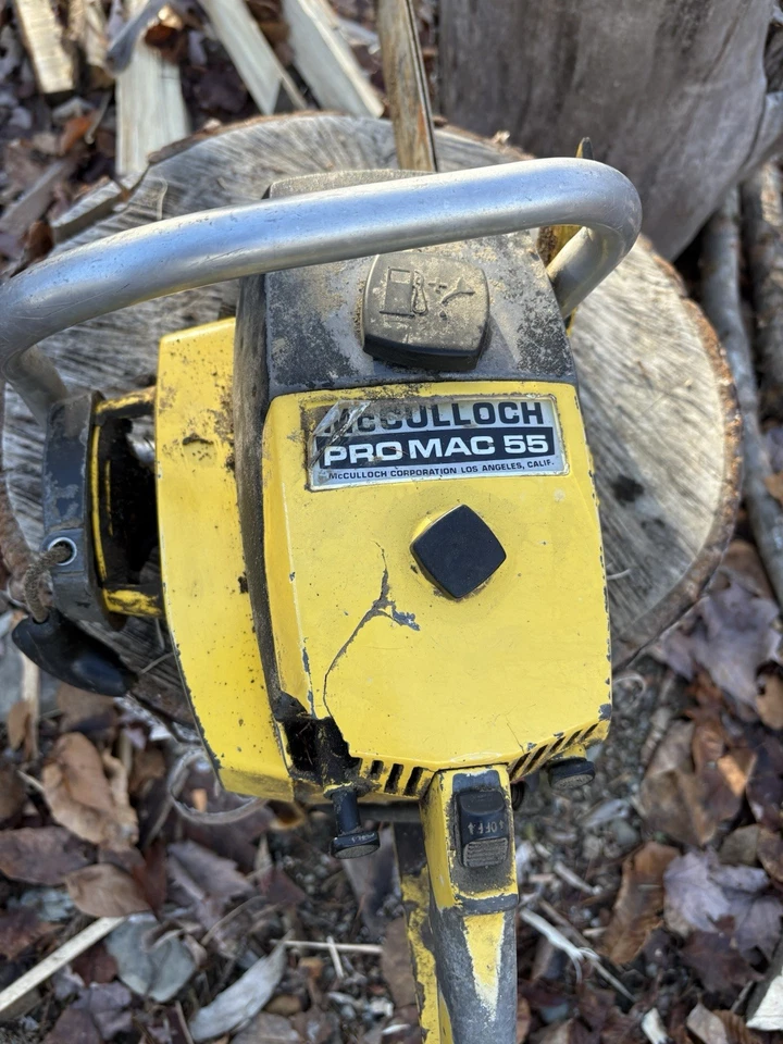 Mcculloch Pro Mac 55 Chainsaw Vintage Parts Or Repair - Image 2 of 4