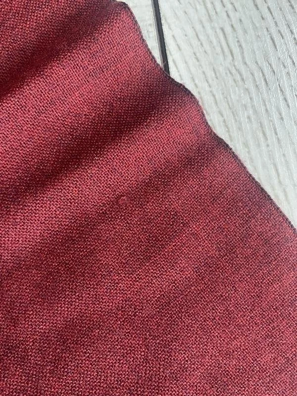 Women Ermenegildo Zegna Scarf Burgundy Wool One - Bild 3 von 4