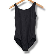 Bloch L5605 Faire Tank Leotard Black Womens Medium Dance Bodysuit NWT