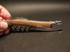  Laguiole Corkscrew with Walnut Wood Handles Vintage Style