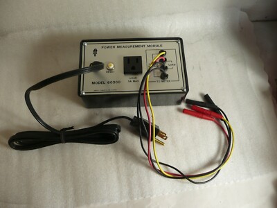 NEW GENUINE ENERGY CONCEPTS POWER MEASUREMENT MODULE MODEL 60300 120 VAC 5A MAX