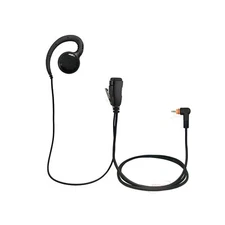 1.5 Wire C-Shape Swivel PTT Mic Earpiece for Motorola Radios SL300, SL3500e