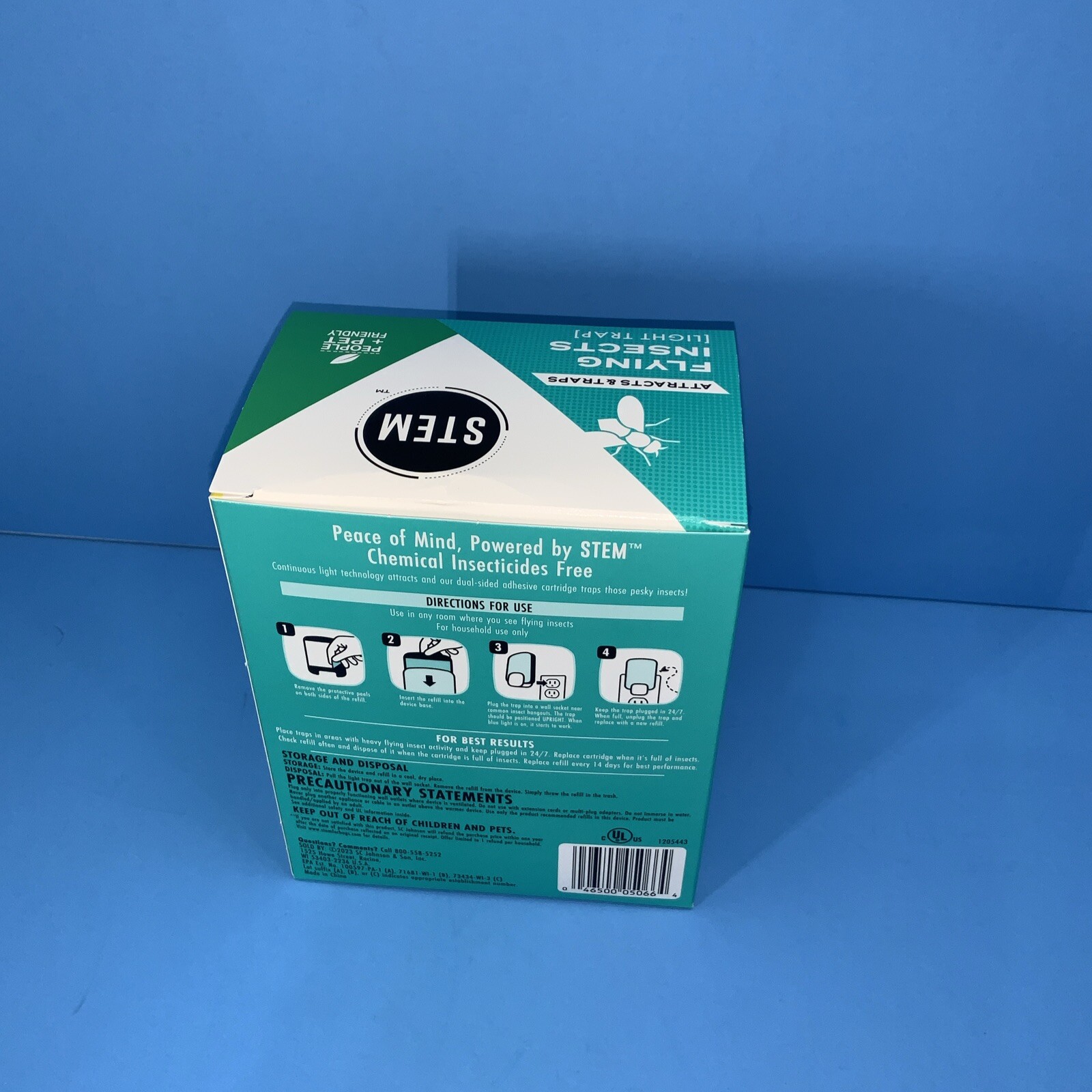 STEM Light Trap Attracts and Traps Flying Insects Starter Kit 1 Device