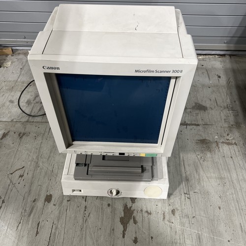 Canon Microfilm Scanner 300 Ii Windows 10 CANON MICROFILM SCANNER 300 II | eBay