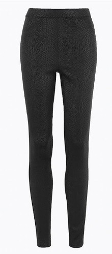 Jeggings Cotton Rich Coated Snake Print 