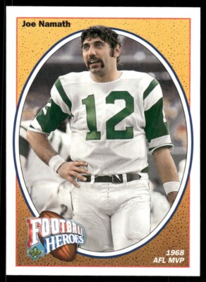Joe Namath 1991 Upper Deck Football Card #13 (NM)