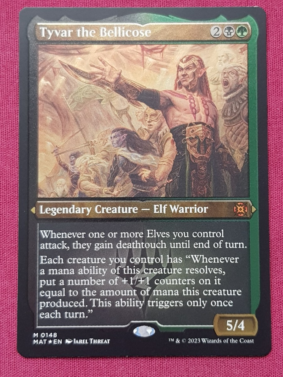 Magic The Gathering MARCH OF THE MACHINE AFTERMATH FOIL TYVAR THE
