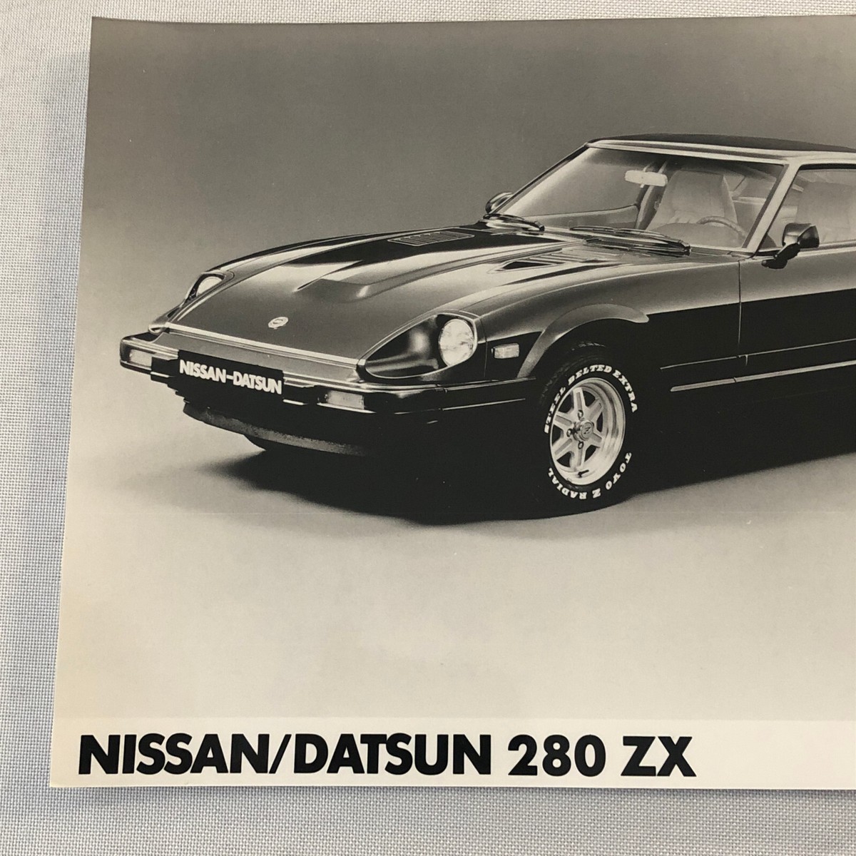 Nissan Datsun 280 ZX Car Factory Press Photo Photograph Nissan Datsun 280 ZX Car Factory Press Photo Photograph
