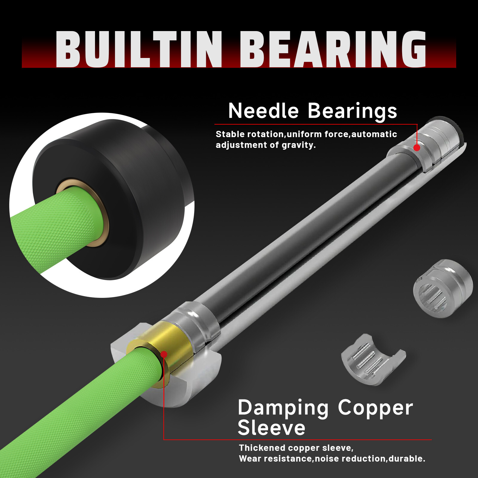 7ft Olympic Barbell 45LB Bench Press Weight Bar for Home Gym Strength