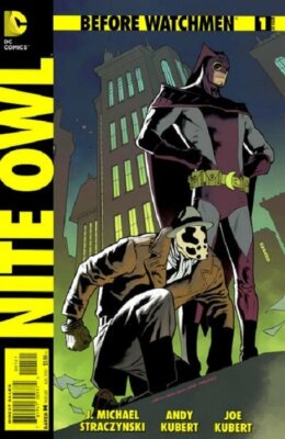 Before Watchmen: Nite Owl #1 Kevin Nowlan & Joe KUBERT  SET OF TWO COVERS NM.