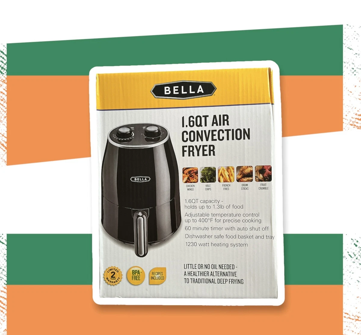 Compact Air Fryer, 1.5L (1.6 Quart)