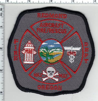 Redmond Aircraft Fire/Rescue Haz Mat (Oregon) Shoulder Patch  1980's