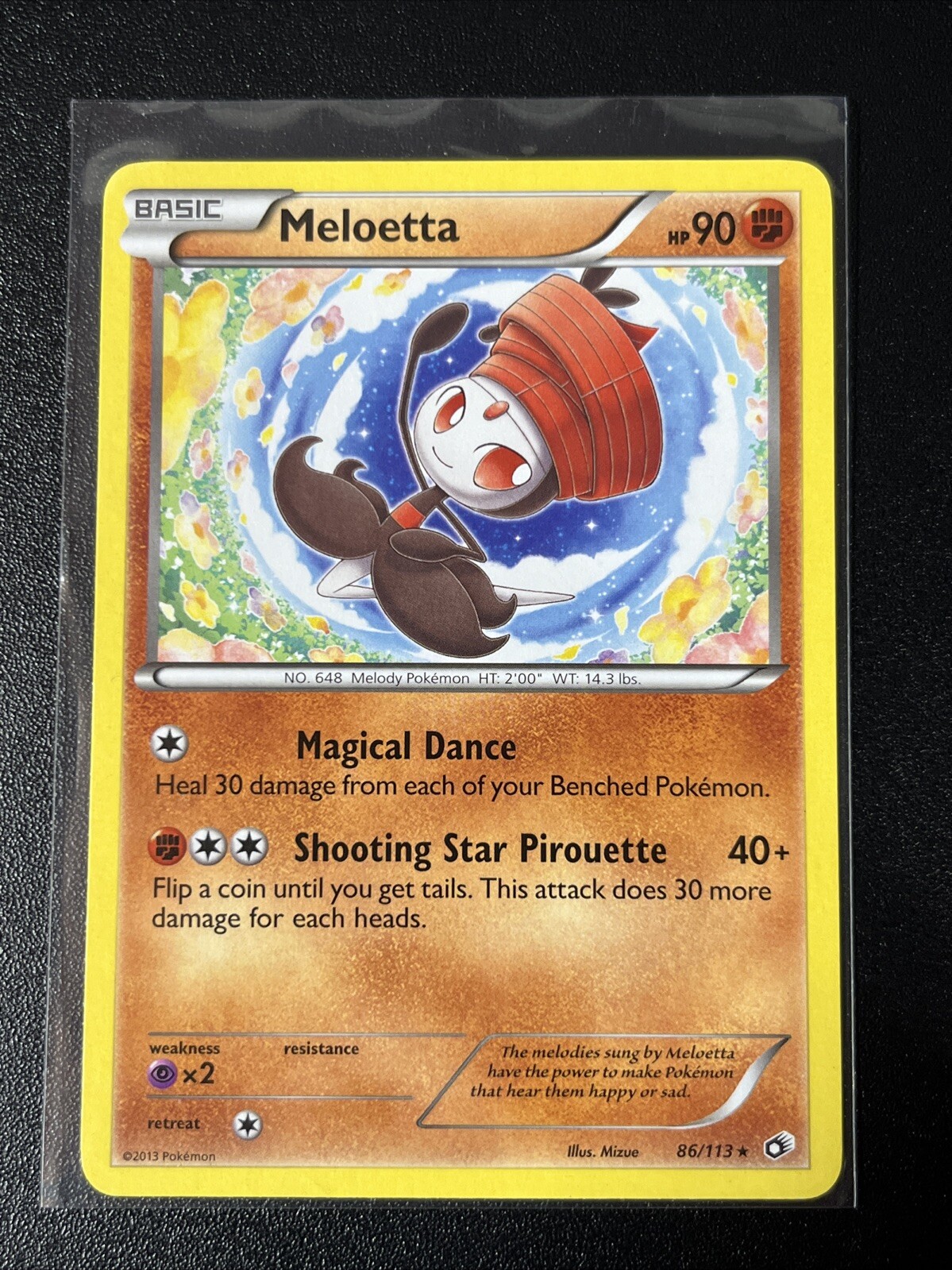 Meloetta Legendary Treasures 86/113 LP