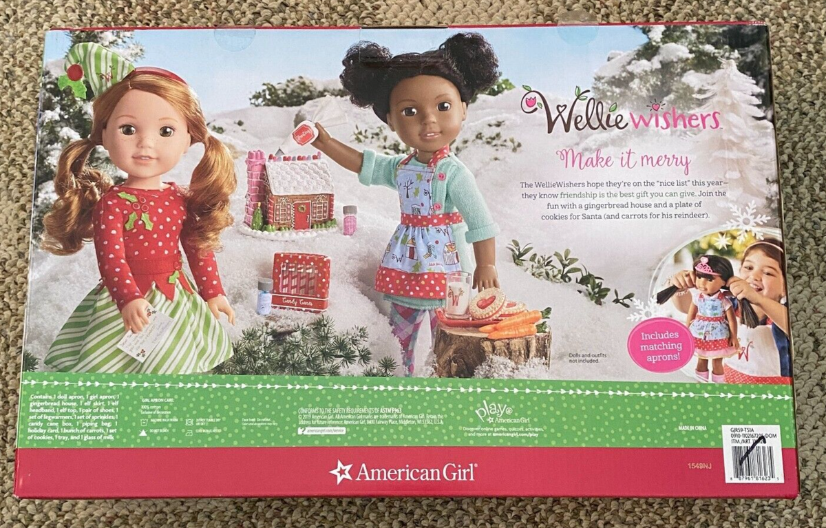 Wellie Ag Doll 2019 American Girl Wellie Wishers Holiday Baking