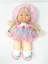 Fisher Price Puffalump Kids Blond Hair Blue Eyes Pink Dress 1992 Vintage 4051