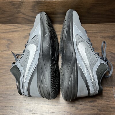 Nike Overplay VIII Basketball Shoes Mens 7.5 Grey / Silver (2015) EUC 643168-003 Nike Mens Air Max Overplay VIII Basketball Shoes 643168-003  main image 2