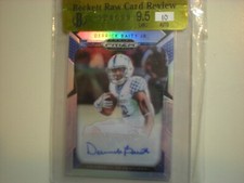 2019 PRIZM DERRICK BAITY JR. KENTUCKY SILVER REFRACTOR AUTOGRAPH BECKETT 9.5 AUT