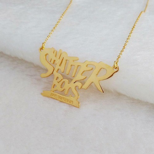 Name Pendant Necklace Over 925 Silver 