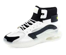 Mazino Aventurine White & Black Chunky High Top Sneakers - Men